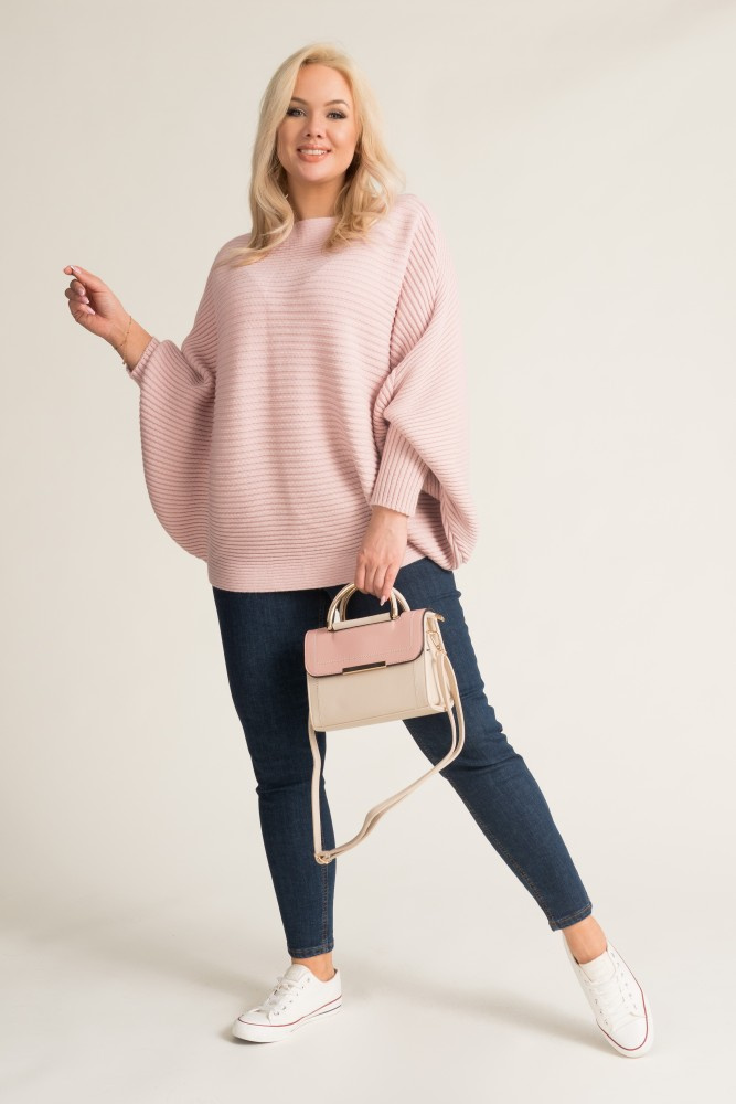 Powder Pink VESPERTO Bat Sweater