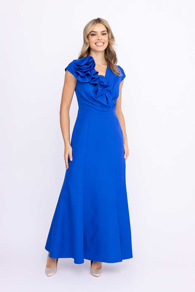 Robe à paillettes bleuet