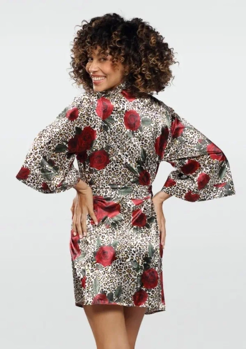 Szlafrok satynowy DK-P 006