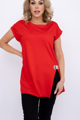 Khaki Blouse with slit BOSTI
