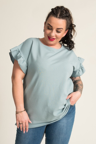 Dove Blue BELLO Blouse