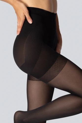 Rajstopy SOFIA Plus Size DESERT ROSE