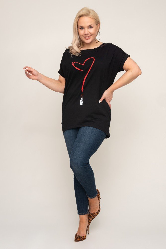 Black Blouse LIPSTI