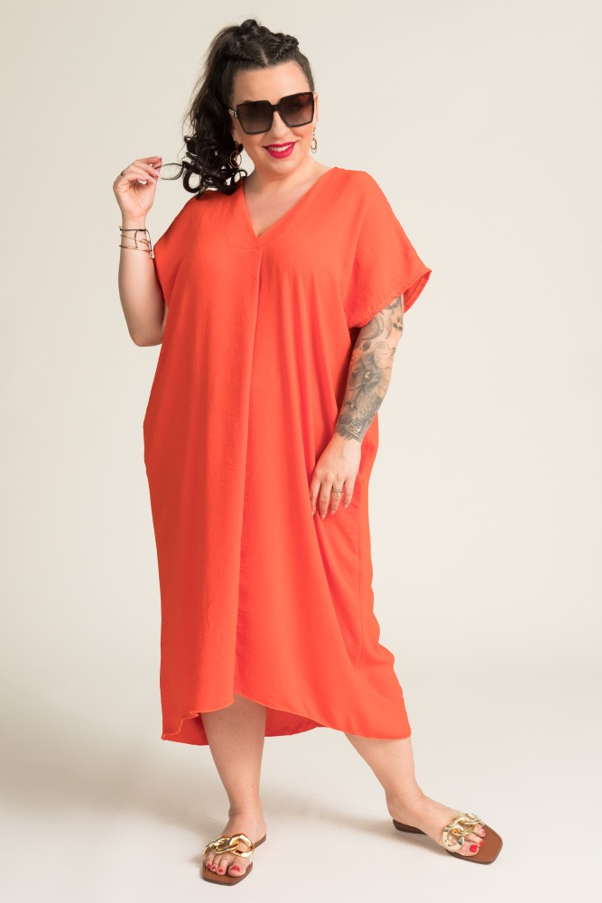 Brilliant Orange NASTI Dress
