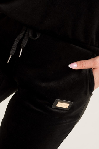  Black MILKIN Velour Set