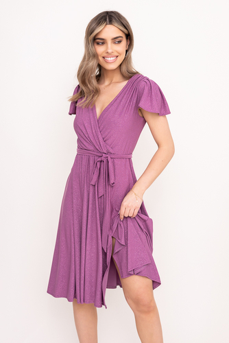 Vestido brocado de brezo