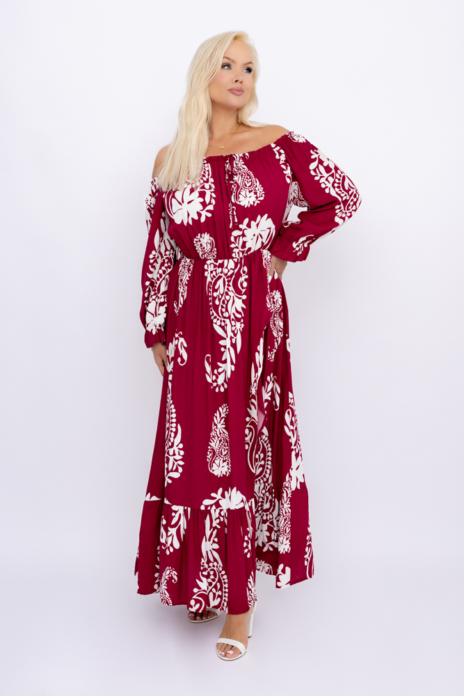 Sukienka maxi VERMI Wzór 42