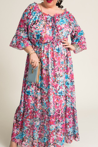  GALIO floral dress Pattern 1