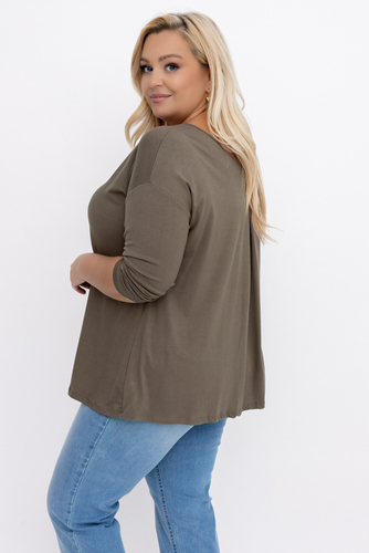  Beige Smooth Blouse