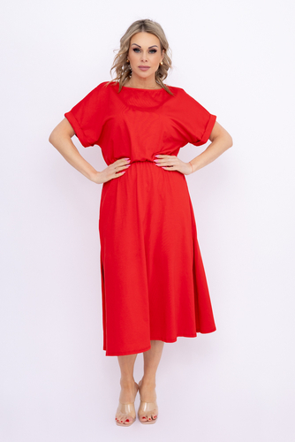 Czerwona Sukienka MARISTA