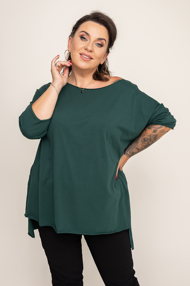 Butelkowozielona Bluzka