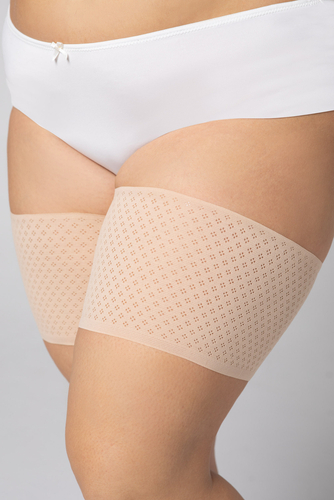 Breathable thigh bands against chafing