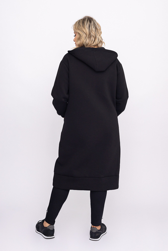 Czarna Bluza ocieplana