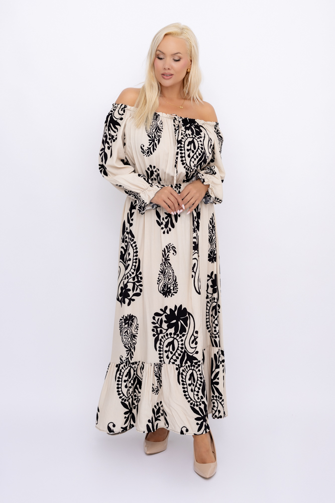 Sukienka maxi VERMI Wzór 38