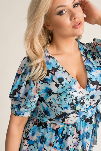 SENTIGA floral dress Pattern 4