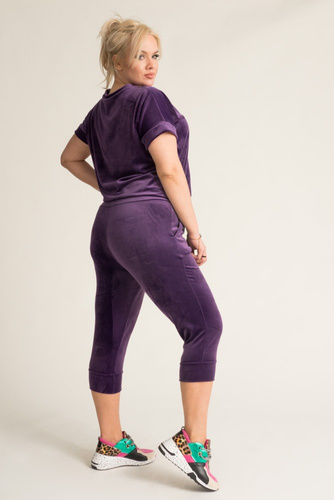 Purple MILKIN Velour Set