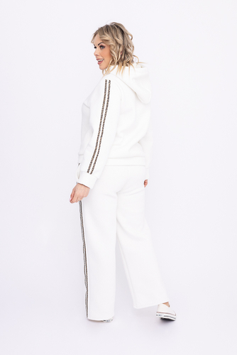 White Insulated Tracksuit Set
