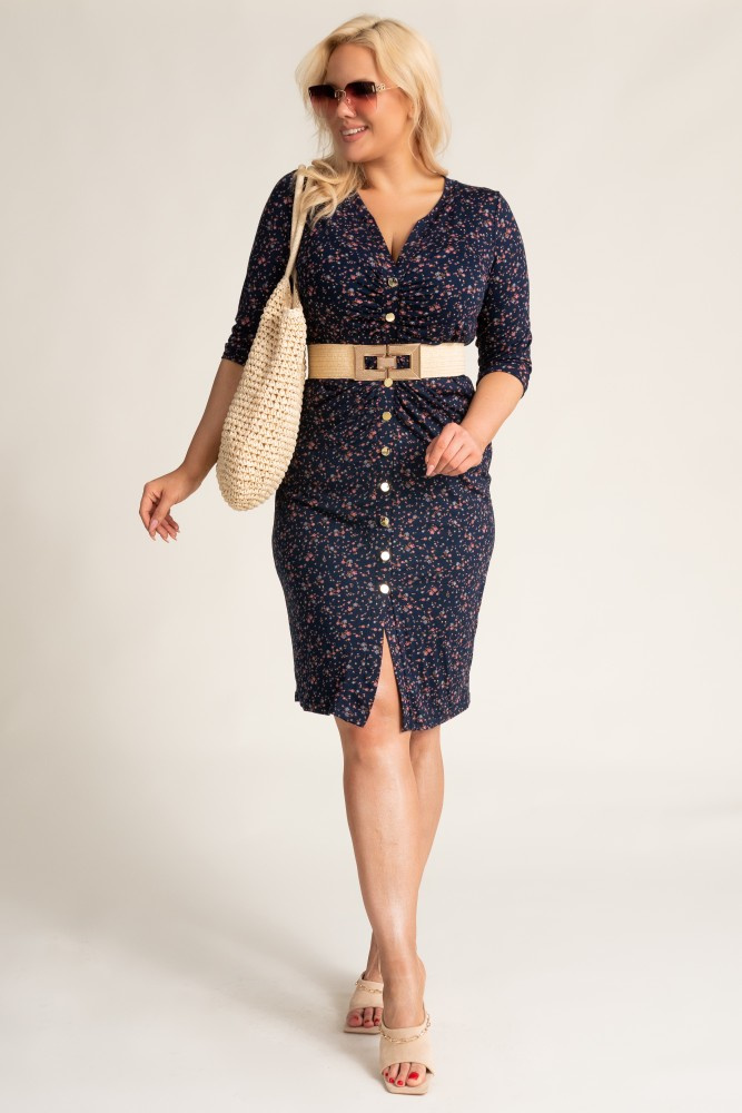 MARSIN crease dress Pattern 1