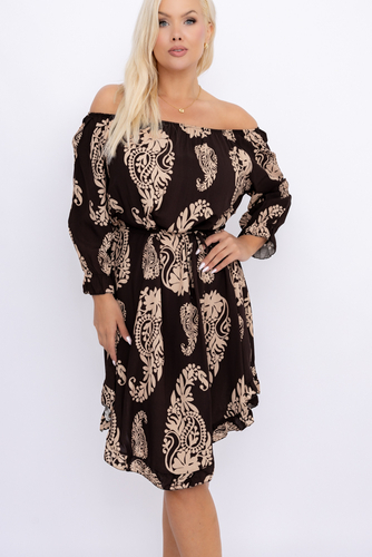  Sukienka w kwiaty VOMI Wzór 8