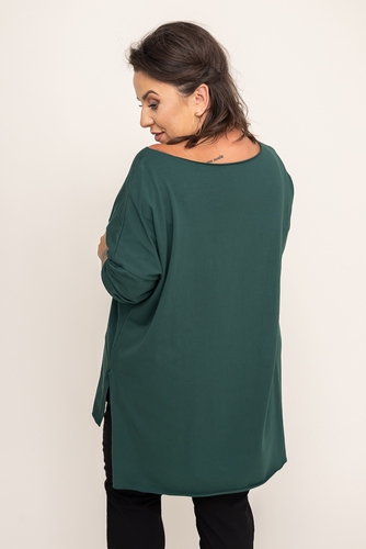 Butelkowozielona Bluzka