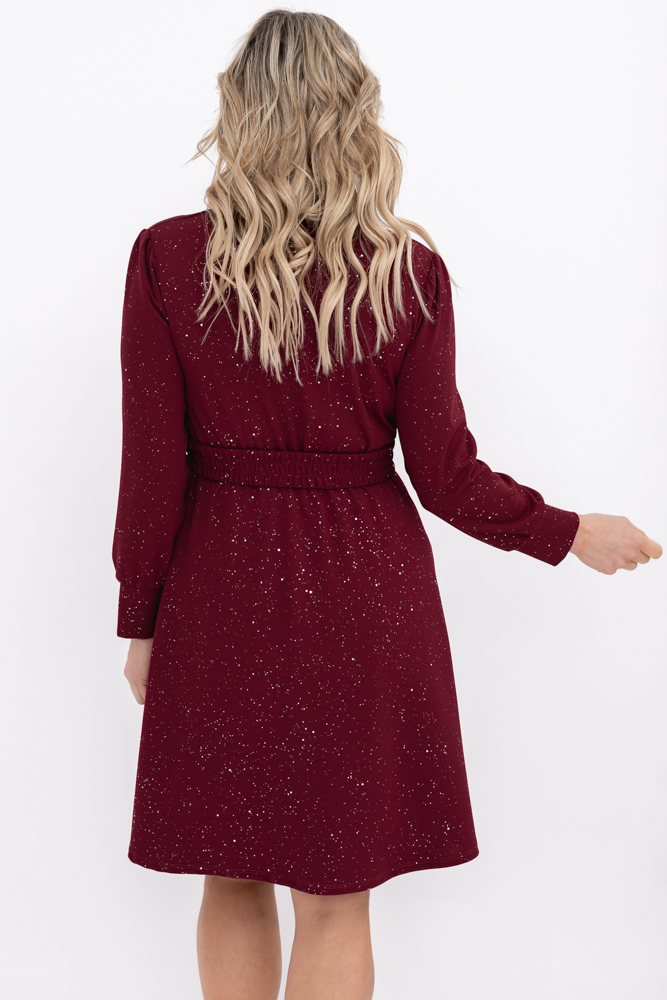 Cherry Dress with Belt