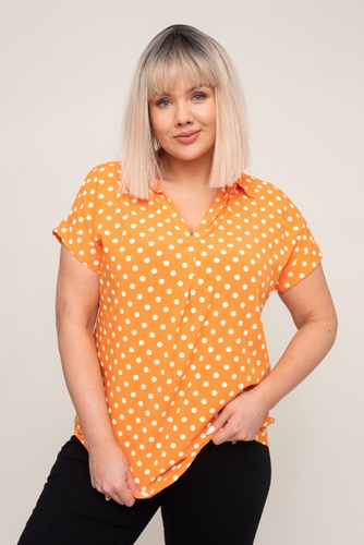 Orange LUNARI Blouse