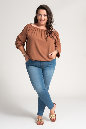 Camel Blouse by VISKIO