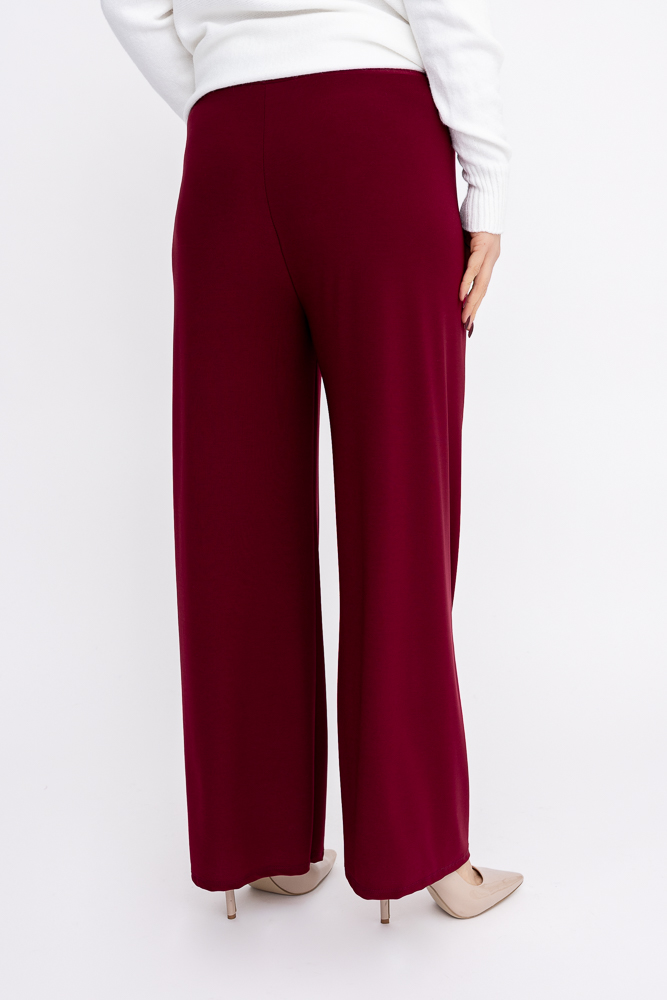 Bordowe Spodnie