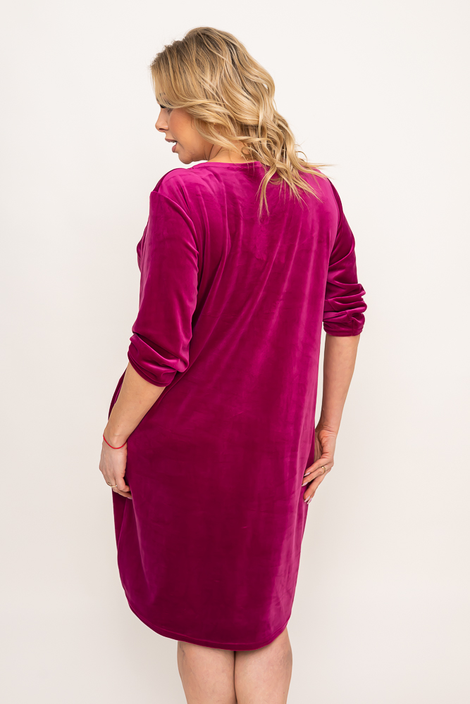 Vestido de terciopelo Heather