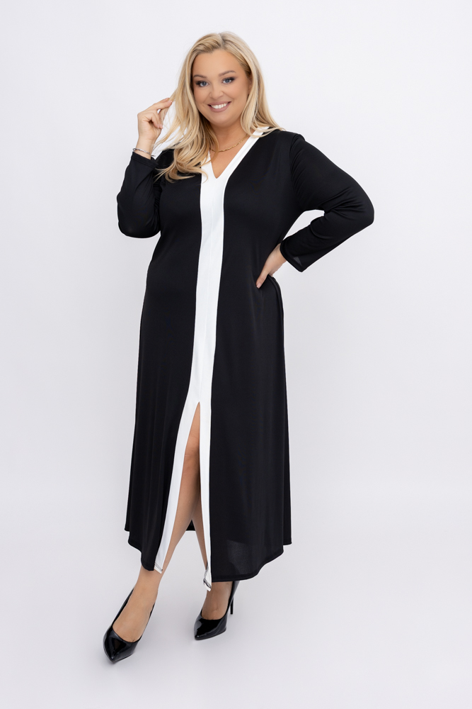 Black Ribbed Dress