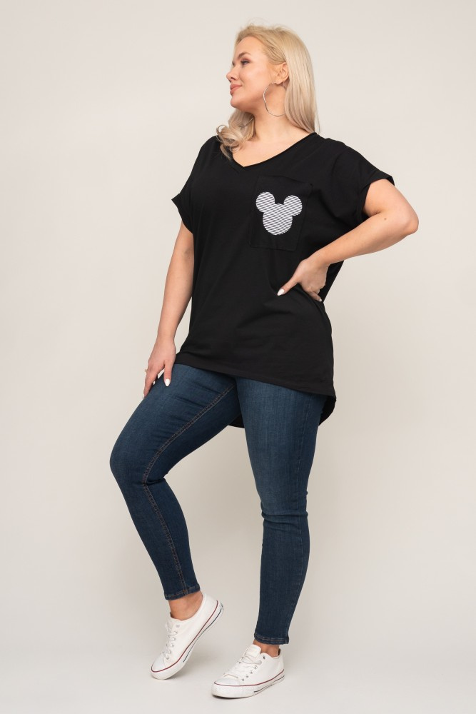  Black MINSI Blouse