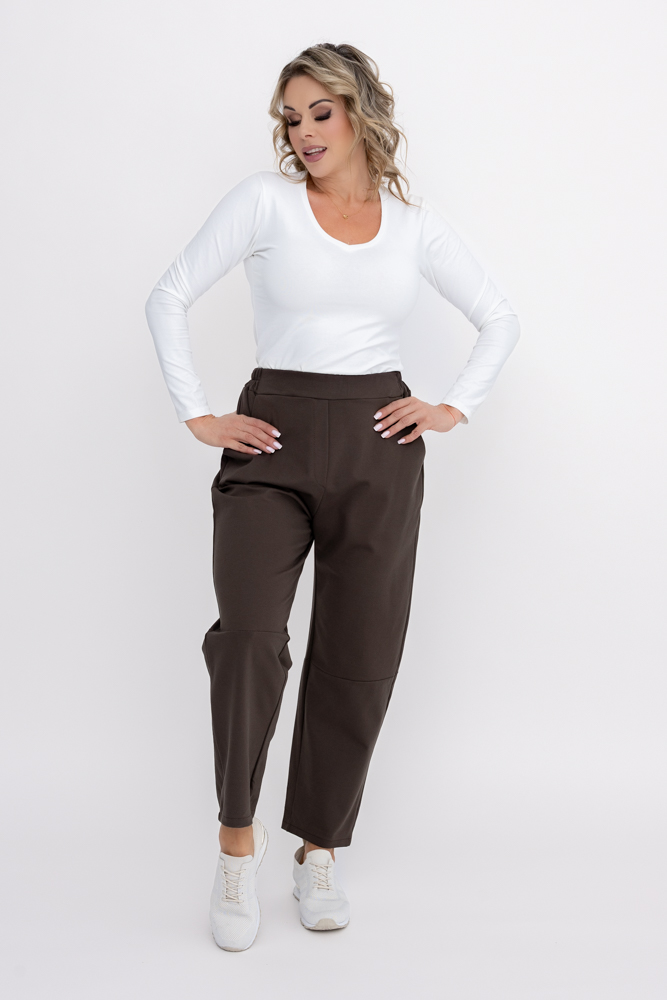 Pantalon de survêtement en chocolat