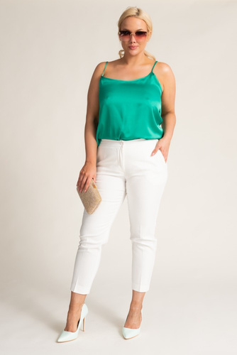 White TIGMO Cigarette Pants
