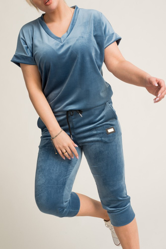 Blue MILKIN Velour Set