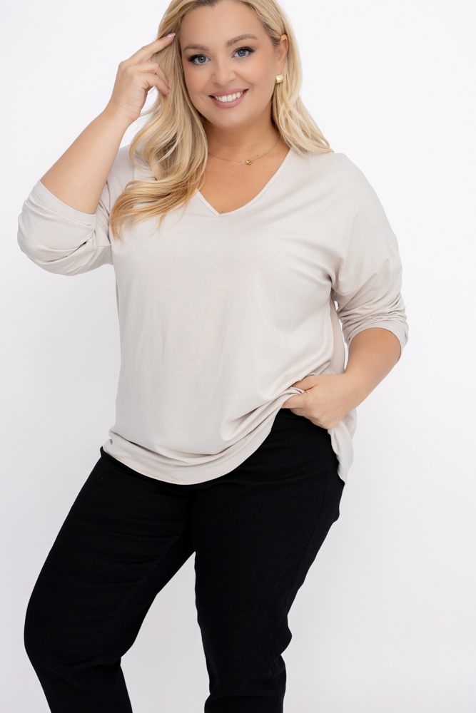 Blusa cereza con escote corazón