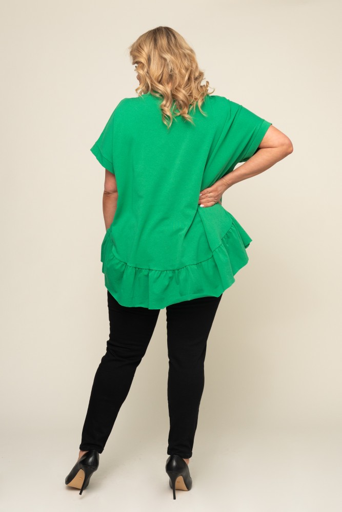 Green Blouse with Frill BEYBIN