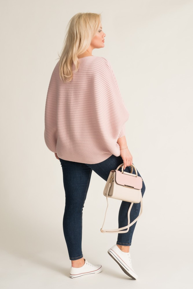 Powder Pink VESPERTO Bat Sweater