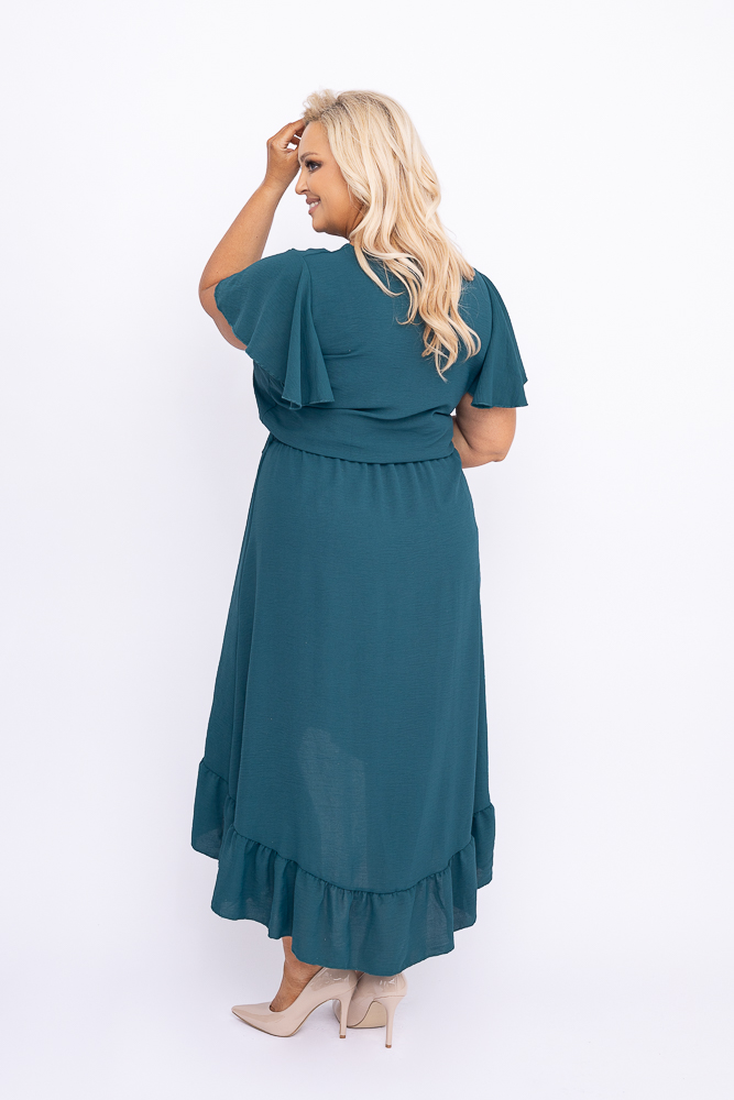 Butelkowozielona Sukienka