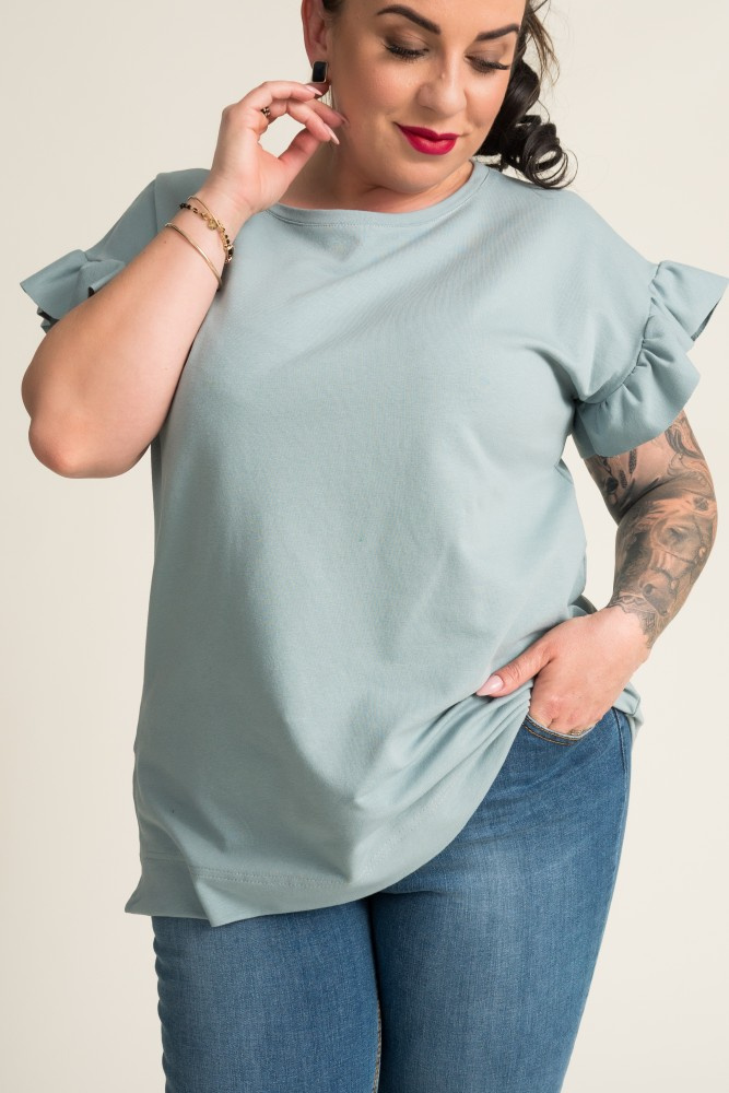 Dove Blue BELLO Blouse