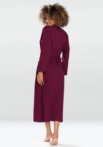Peignoir en coton marron
