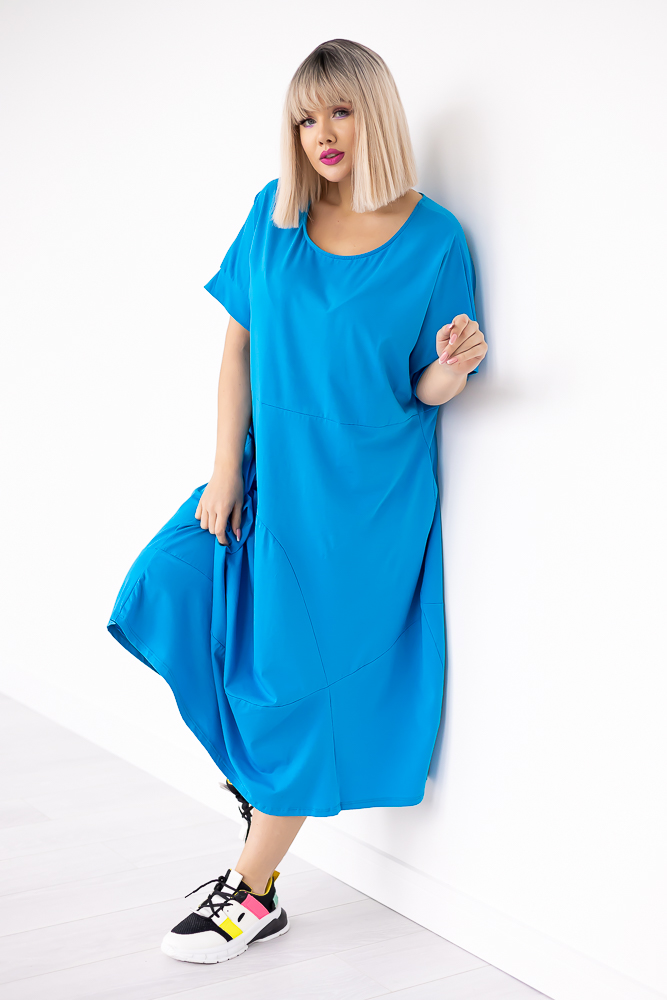 Blue GABORI Dress