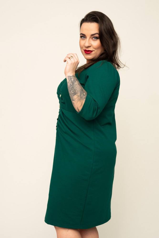 Green Dress with MARSIN crease