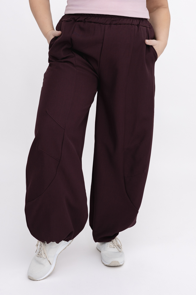 Burgundowe Spodnie
