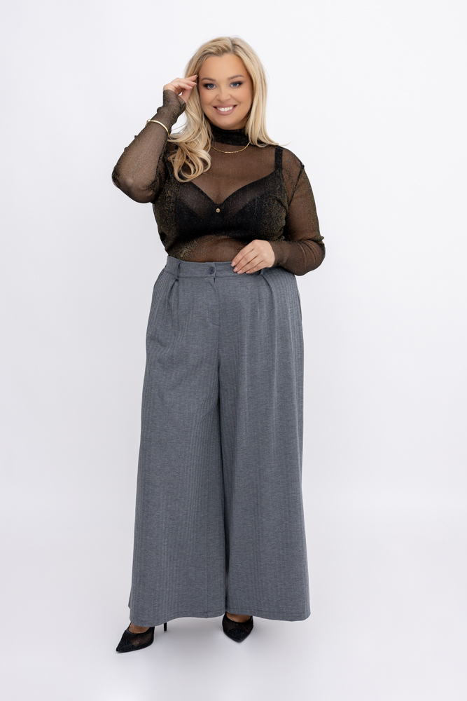 Pantaloni eleganți gri