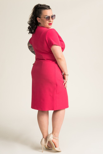 Raspberry Chain Dress