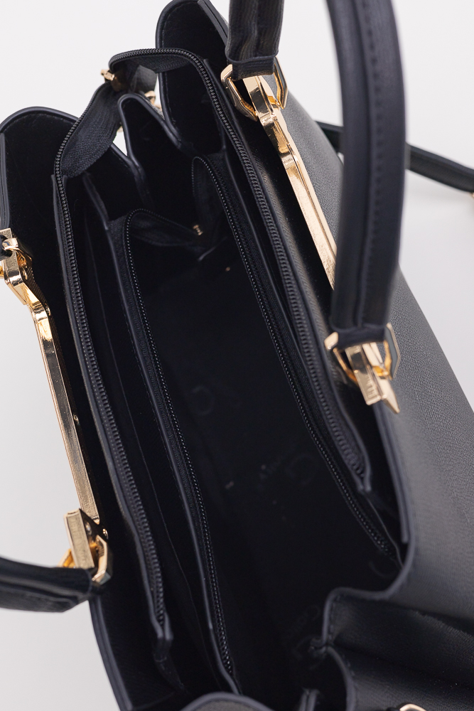 Schwarze Handtasche