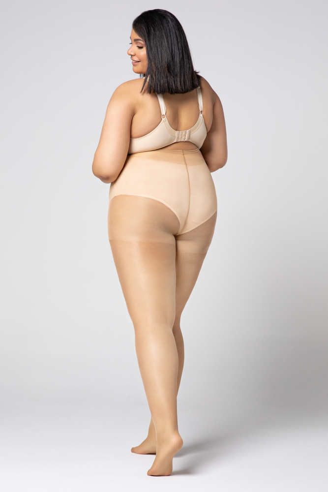 Collants de couleur chair
