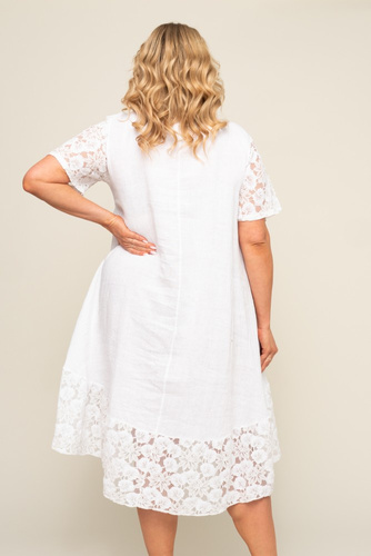  White Linen Dress MONTANY