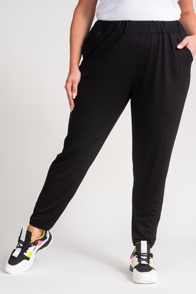 Schwarze Alladin-Hose