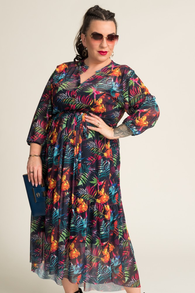 AMY Mesh Dress Pattern 4
